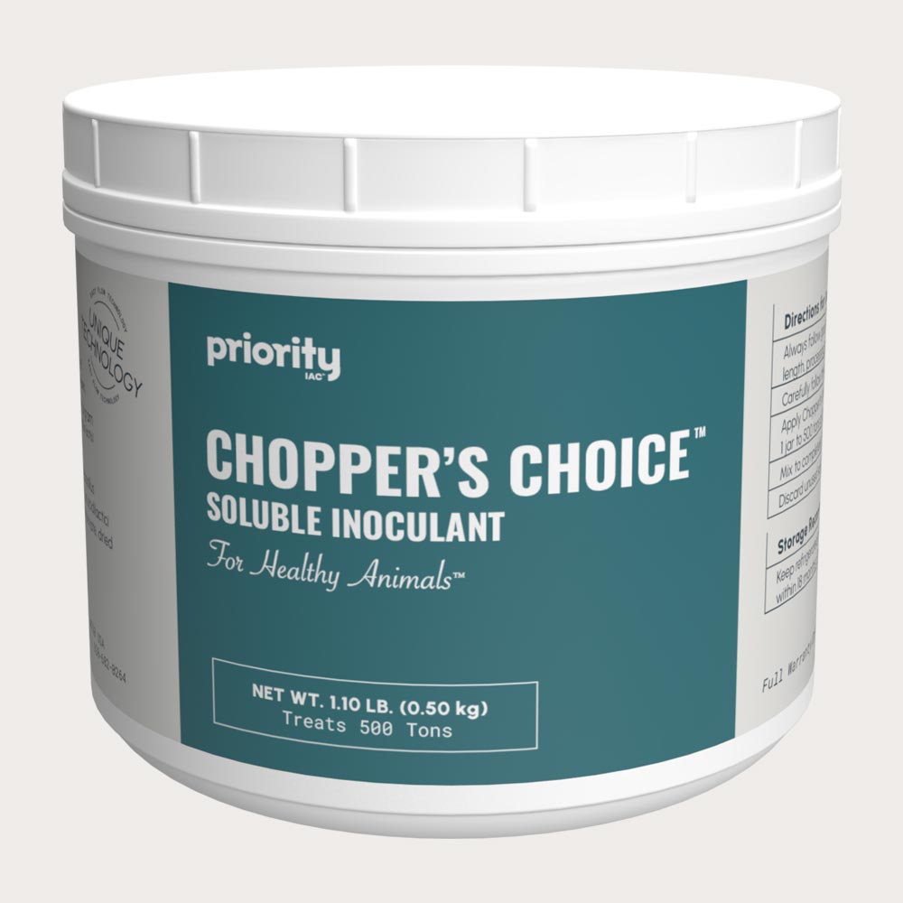 Choppers Choice Soluble Inoculant in a jar.