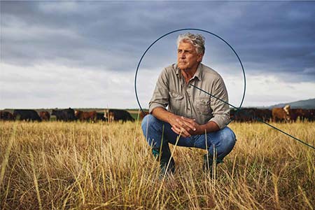 Man In The Field Kneeling